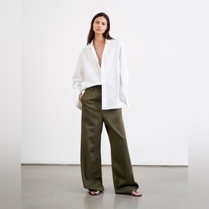 NILI LOTAN - JOHAN PANT Army Green size 0 NWT